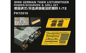 WWII German tiger I/ Sturmtiger fender /Schurzen& Grill Set
